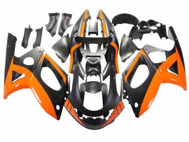 Carénages Moto Yamaha YZF600R Thundercat 1996-2007 - Noir Orange Abordables