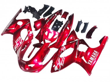 Carénages Moto Yamaha YZF600R Thundercat 1996-2007 - Rouge Blanc Thundecourses Abordables