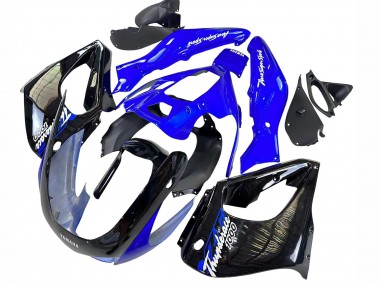 Carénages Moto Yamaha YZF 1000R Thundecourses 1997-2007 - Bleu Noir Thundecourses Abordables