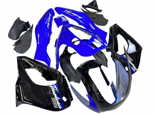 Carénages Moto Yamaha YZF 1000R Thundecourses 1997-2007 - Bleu Noir Thundecourses