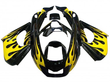 Carénages Moto Yamaha YZF 1000R Thundecourses 1997-2007 - Noir Jaune Abordables