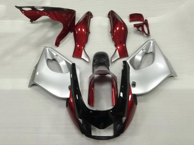 Carénages Moto Yamaha YZF 1000R Thundecourses 1997-2007 - Bourgogne Argent Abordables