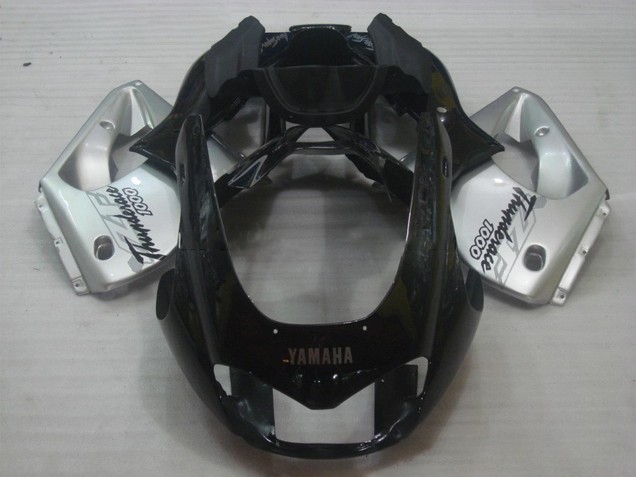 Carénages Moto Yamaha YZF 1000R Thundecourses 1997-2007 - Noir Argent Thundecourses