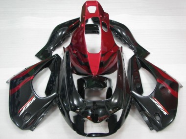 Carénages Moto Yamaha YZF 1000R Thundecourses 1997-2007 - Rouge Noir Abordables