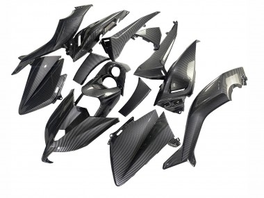 Carénages Moto Yamaha TMAX530 2012-2014 - Noir Fibre de Carbone Abordables