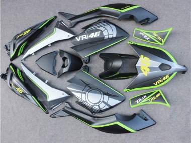 Carénages Moto Yamaha TMAX530 2012-2014 - Noir Mat Gris Vert Citron 46 Abordables