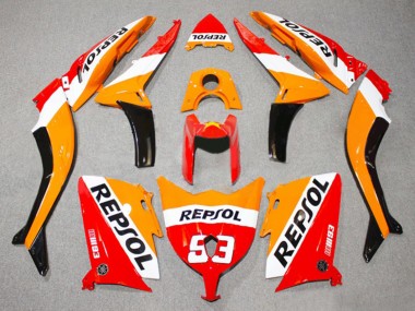 Carénages Moto Yamaha TMAX530 2012-2014 - Rouge Orange Blanc Repsol 93 Abordables