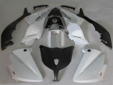 Carénages Moto Yamaha TMAX530 2012-2014 - Blanc Noir Brillant Abordables