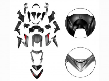 Carénages Moto Suzuki GSX-S 1000 2015-2020 - Noir Gris Abordables