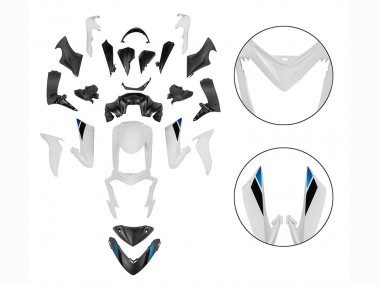 Carénages Moto Suzuki GSX-S 1000 2015-2020 - Noir Blanc Abordables