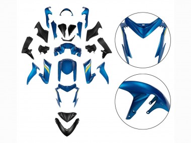 Carénages Moto Suzuki GSX-S 1000 2015-2020 - Noir Bleu Jaune Abordables
