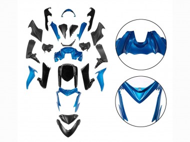 Carénages Moto Suzuki GSX-S 1000 2015-2020 - Bleu Noir Abordables
