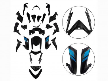 Carénages Moto Suzuki GSX-S 1000 2015-2020 - Noir Bleu Abordables
