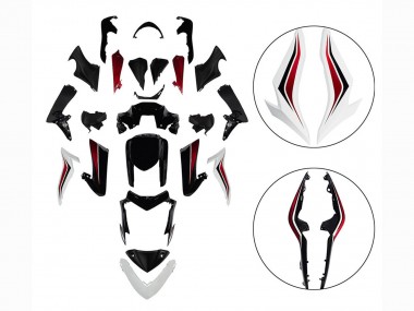 Carénages Moto Suzuki GSX-S 1000 2015-2020 - Noir Rouge Blanc Abordables