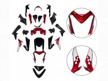 Carénages Moto Suzuki GSX-S 1000 2015-2020 - Rouge Noir Abordables