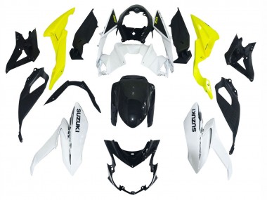 Carénages Moto Suzuki GSX-S 750 2017-2022 - Blanc Jaune Abordables