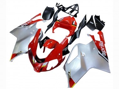 Carénages Moto Aprilia RSV1000 2003-2006 - Blanc Rouge Noir Abordables