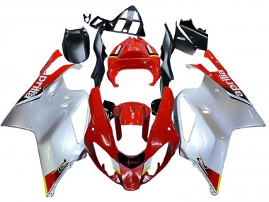 Carénages Moto Aprilia RSV1000 2003-2006 - Blanc Rouge Noir Abordables