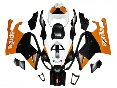 Carénages Moto Aprilia RSV1000 2003-2006 - Noir Orange Blanc Abordables