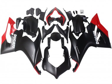Carénages Moto Ducati Panigale V2 2020-2024 - Rouge Noir Mat Corse Abordables