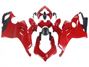 Carénage Moto Ducati Panigale V4 V4S 2020-2021 - Rouge Noir Mat Abordables