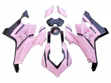 Carénages Moto Ducati Panigale V4 V4S 2020-2021 - Rose Noir Brillant Abordables