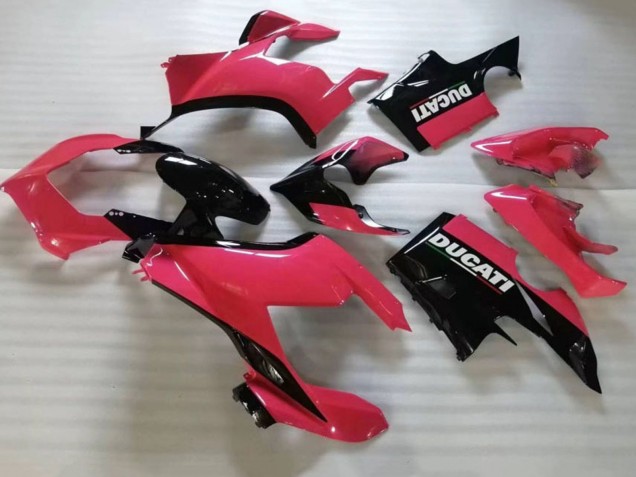 Carénage Moto Ducati Panigale V4 V4S 2020-2021 - Rose Noir Brillant
