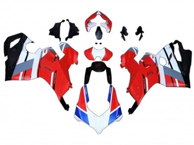 Carénages Moto Ducati Panigale V4 V4S 2020-2021 - Blanc Bleu Rouge Noir Brillant Abordables
