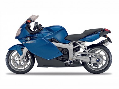 Carénages Moto BMW K1200S 2005-2010 - Bleu Foncé Noir Abordables