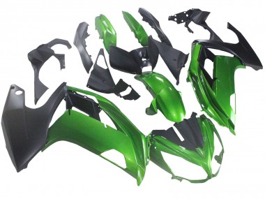 Carénages Moto BMW K1200S 2005-2010 - Vert Noir Mat Abordables