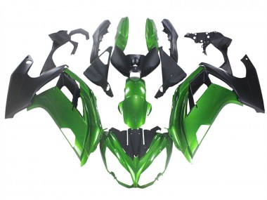Carénages Moto BMW K1200S 2005-2010 - Vert Noir Mat Abordables
