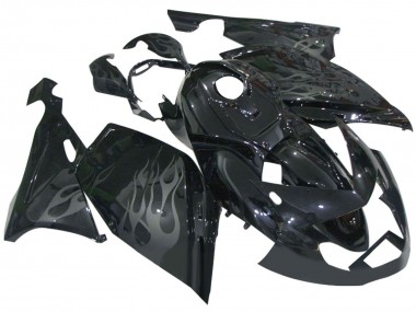 Carénages Moto BMW K1200S 2005-2010 - Noir Brillant Gris Flamme Abordables