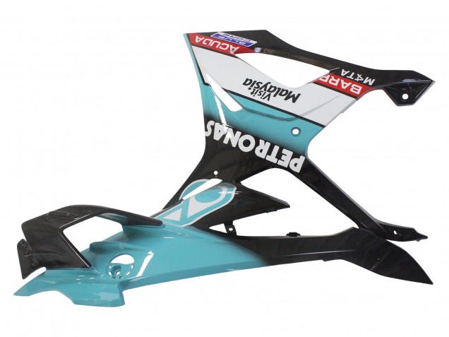 Carénages Moto BMW S1000RR 2023-2024 - Bleu Clair Noir Mat Petronas