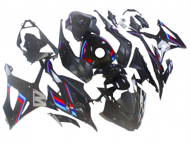 Carénages Moto BMW S1000RR 2023-2024 - Noir Bleu Rouge