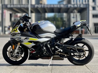 Carénages Moto BMW S1000RR 2023-2024 - Argent Jaune Fibre de Carbone Abordables