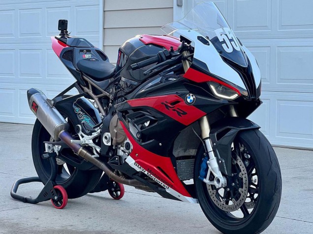 Carénages Moto BMW S1000RR 2019-2022 - Noir Rouge Blanc