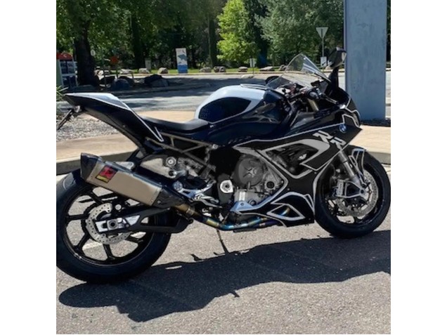 Carénages Moto BMW S1000RR 2019-2022 - Noir Blanc