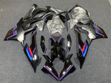 Carénage Moto BMW S1000RR 2019-2022 - Noir Bleu Rouge Abordables