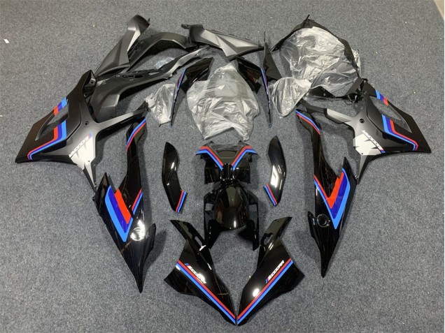 Carénage Moto BMW S1000RR 2019-2022 - Noir Bleu Rouge