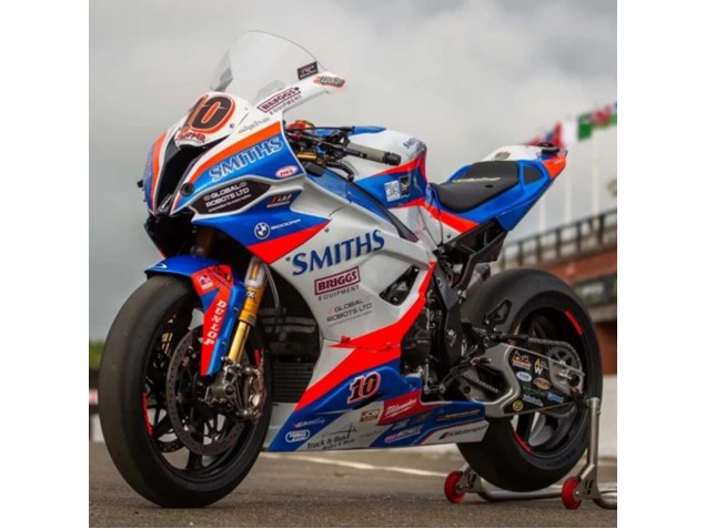 Carénages Moto BMW S1000RR 2019-2022 - Bleu Rouge Blanc Smiths