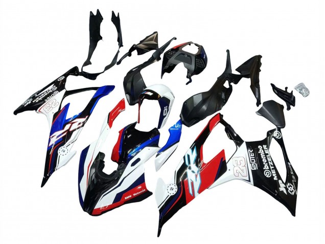 Carénages Moto BMW S1000RR 2019-2022 - Bleu Rouge Blanc 23