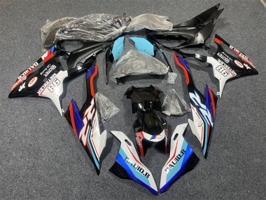Carénages Moto BMW S1000RR 2019-2022 - Bleu Blanc Rouge 98 Abordables