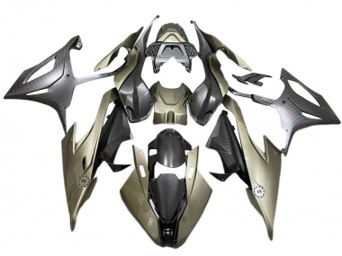 Carénages Moto BMW S1000RR 2019-2022 - Vert Argile Fibre de Carbone Abordables