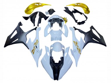 Carénages Moto BMW S1000RR 2019-2022 - Blanc Or Abordables