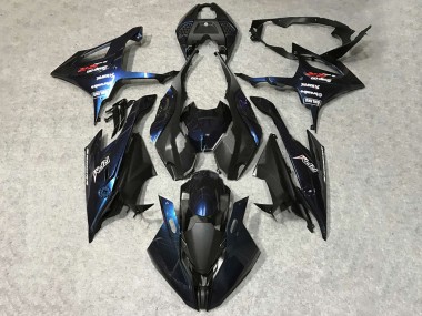 Carénages Moto BMW S1000RR 2019-2022 - Noir Bleu Foncé Abordables