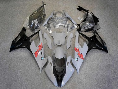 Carénages Moto BMW S1000RR 2019-2022 - Noir Gris Blanc Abordables