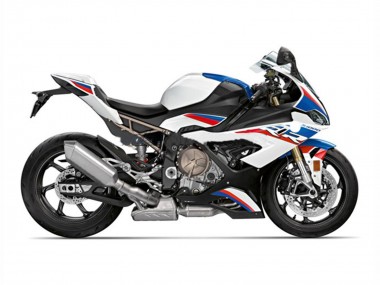 Carénages Moto BMW S1000RR 2019-2022 - Bleu Blanc Rouge Abordables
