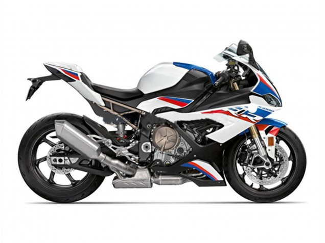 Carénages Moto BMW S1000RR 2019-2022 - Bleu Blanc Rouge