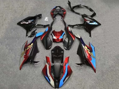 Kits Carénage Moto BMW S1000RR 2019-2022 - Blanc Bleu Rouge Noir Abordables