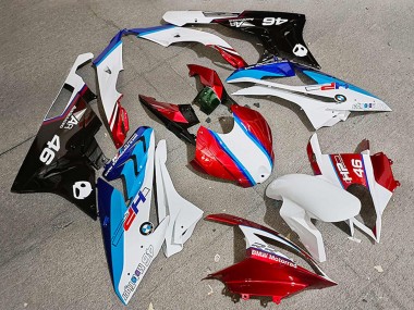 Carénages Moto BMW S1000RR 2019-2022 - Rouge Blanc Bleu 46 Abordables